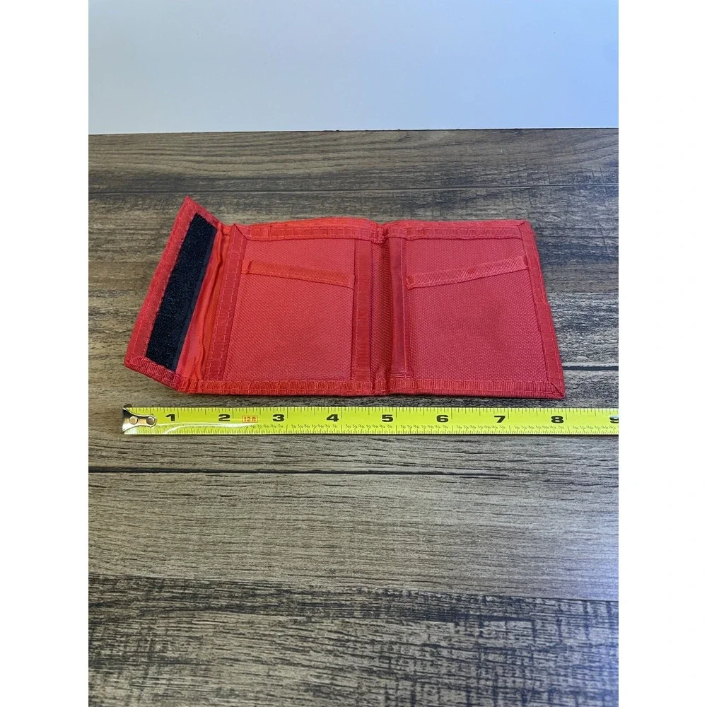Nebraska Cornhuskers Huskers Tri-fold Men's Wallet Red Mesh Jersey Billfold